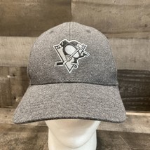 Pittsburgh Penguins Hat Authentic Pro Fanatics Embroidered Black Gray - $11.88
