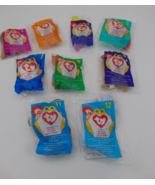 TY McDonald&#39;s Beanie Babies 1998 Set Toys 1-2, 4-5, 7-9, 11, 12 SEALED - $14.85