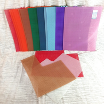 Mesh Plastic Canvas Sheets Lot Of 12 Full Sheets + 3 Partial Sheets, Quick Count - £22.15 GBP