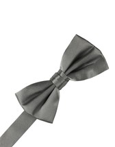 Silver Noble Silk Bow Tie - £39.96 GBP