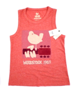 NEW Lucky Brand Ladies Size XS Woodstock Graphic Print Tank Top Guitar NWT - $24.75
