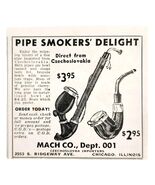 1948 Mach Company Pipe Smoker&#39;s Delight Advertisement Tobacco Smoking E2J2 - €8,58 EUR