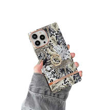 Anymob iPhone Leopard Vintage Ring Holder Phone Case Soft Silicone Cover - £21.08 GBP
