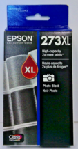 Epson Genuine OEM 273XL Ink High Yield Toner XP800 820 600 610 Black NEW - $14.69