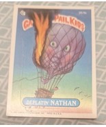 1987 Topps Garbage Pail Kids Series 9 Deflatin&#39; Nathan #351b - $119.74 MXN
