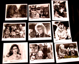 DAVID BOWIE,JENNIFER CONNELLY,JIM HENSON (LABYRINTH) RARE VERSION PHOTO SET - $5,535.88 MXN