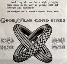 1916 Goodyear Cord Ties Bicycle Tire #2 Advertisement Akron Ohio DWMYC3 - €8,64 EUR