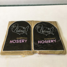 Two pairs vintage national hosiery nylon stocking size T 14 one size - $19.75