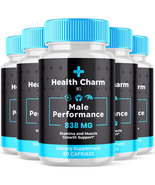 5 Pack Health Charm Male Pills Maximize Energy, Vitality &amp; Stamina 300 P... - $135.99
