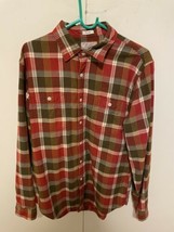 Wallace &amp; Barnes J. Crew Plaid Flannel Shirt Size Men&#39;s Medium - £50.49 GBP