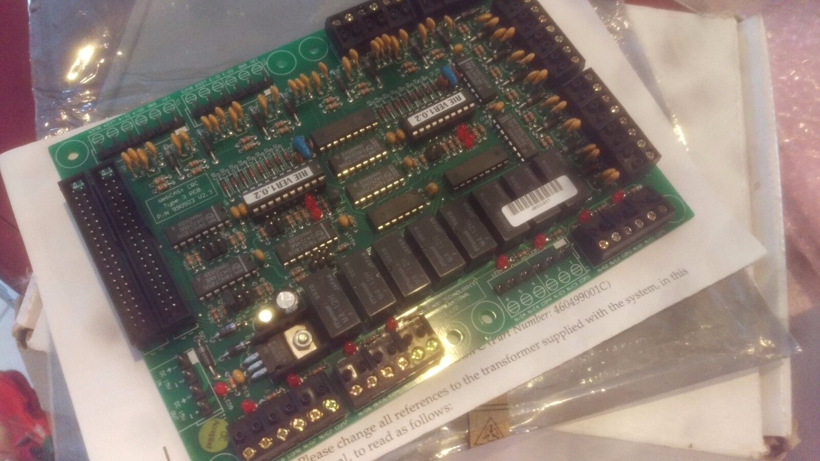 NEW Casi-Rusco WebCast CRC Security PCB Enternet 4RDR #- 990503 / 110142001 - $193.73