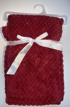 NWOT Stylish Baby Soft Flannel Fleece Baby Infant Throw Blanket in Red - $6.99