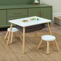 Play Platoon 2 In 1 Toddler Activity Table, Kids Wooden Sensory Play Tab... - $77.99