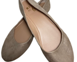 Mix No. 6 Ballet Flats Womens  Size 6 Danzey Gold Sparkle Comfy Slip On ... - $20.52