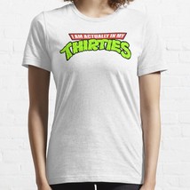  Teenage Mutant Ninja Thirties White Women Classic T-Shirt - $16.50