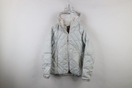 Vintage NIke ACG Womens Large Abstract Duck Down Insulated Hooded Puffer Jacket - £84.15 GBP