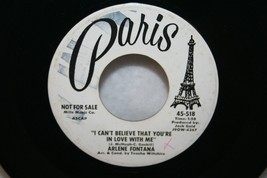 Teen Bopper Arlene Fontana I Can&#39;t Believe You&#39;re In Love With Me 45 Paris Promo - £11.79 GBP