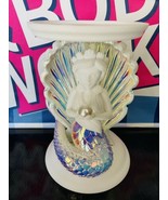 Bath & Body Works Mermaid Holding Pearl 3-Wick Candle Holder Brand New - $69.00