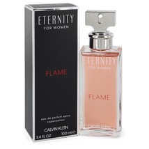 Eternity Flame by Calvin Klein Eau De Parfum Spray 3.4 oz - £27.03 GBP