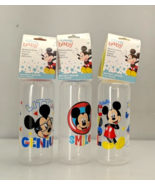 3-Pack Disney Mickey Mouse Baby Infant Bottles 9 oz Medium Flow Silicon ... - $15.11 CAD