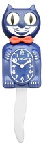 Kit-Cat Klock  Red, White &amp; Galaxy Blue  Clock (15.5″ high) - £95.90 GBP