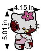 Zombie Hello Kitty sticker decal - £4.74 GBP