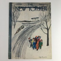 COVER ONLY The New Yorker February 1 1958 Full Cover Theme by Roger Duvoisin - £15.14 GBP