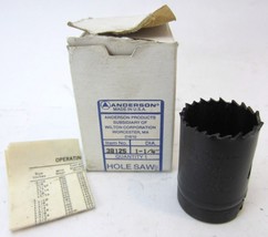 Anderson Hole Saw 38125 Dia. 1-1/4&quot; New in Box - $8.73