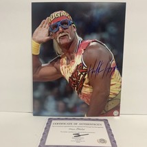 Hulk Hogan (WWE Hulkamania WWF) signed Autographed 8x10 photo - AUTO w/COA - £48.68 GBP