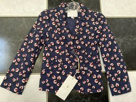 NWT 100% Gucci Girls Mini Beach Ball Print Cotton GG Logo Jacket Sz 6 - £221.19 GBP