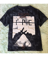 Twenty One Pilots Blurry Face Womens Top XS Blue Graphic Band Tee Shirt ... - $451.60 MXN