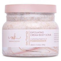 Manna Kadar Beauty Sea Minerals Cream Body Scrub, Pomegranate - Hydrating, Exfol - £35.08 GBP