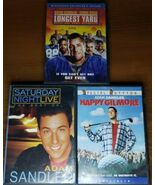 Adam Sandler DVD lot. : Happy Gilmore ( 1996), SNL The Best of...(2003),... - $6.92