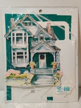 Vintage Gift Box Bag Janette Jones Watercolors Made in USA NEW Farmhouse  - $17.95