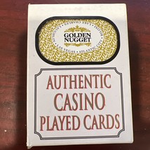 GOLDEN NUGGET Casino Las Vegas Nevada Authentic Played Table Cards Seale... - £4.97 GBP
