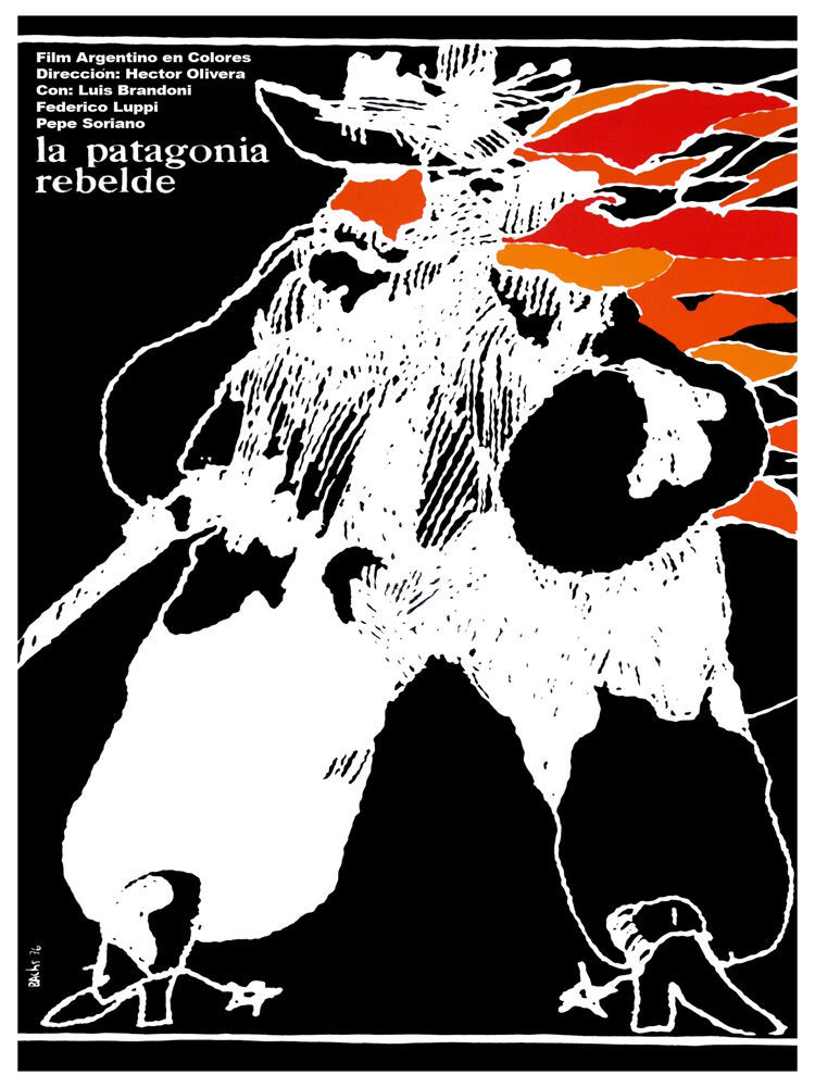 Patagonia rebelde Vintage Movie POSTER.Interior Design.Wall Art Decoration.3586