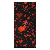 Mondxflaur Retro Hearts Hand Towels for Bathroom Hair Absorbent 14x29 Inch - £10.34 GBP