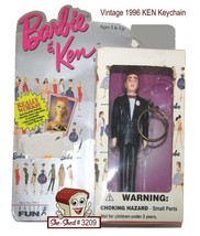 Vintage Barbie Enchanted Evening KEN Keychain by Basic Fun for Mattel 19... - £11.91 GBP