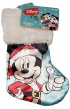 Disney Mickey Mouse Mini Stocking 7’ Christmas Holiday New w/ Tags - £4.26 GBP