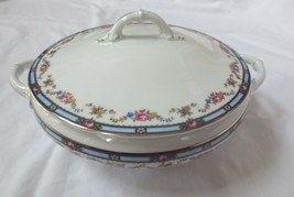 Thun Carlton china Czechoslovakia  Round covered Vegetable Dish Serving - $125.00