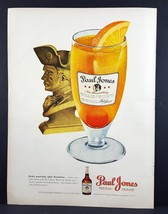 1948 Paul Jones Whiskey Orange Slice Vintage Magazine Print Ad - £5.82 GBP