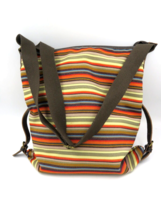 Ceannis Multicolor Striped Shoulder Bag Sweden 14x14x5 - £19.79 GBP