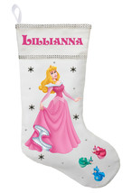 Sleeping Beauty Christmas Stocking - Personalized and Hand Made Aurora S... - £25.95 GBP