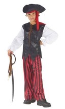 CARIBBEAN PIRATE BUCCANEER SWASHBUCKLER HALLOWEEN COSTUME BOY&#39;S SMALL (4... - $416.87 MXN