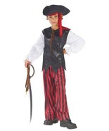CARIBBEAN PIRATE BUCCANEER SWASHBUCKLER HALLOWEEN COSTUME BOY&#39;S SMALL (4... - €19,33 EUR