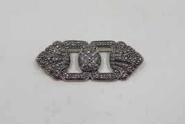 Avon Bold Romance Art Deco Pin Brooch Buckle Design Vintage 1991 - £11.79 GBP