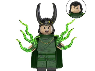 Minifigure Custom Figures For Sale Loki TV Show Green Energy Season 3 - $6.50