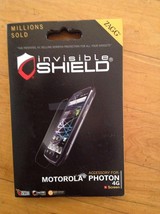 ZAGG Invisible Shield/ Screen Protector for Motorola Photon  Clear - £4.72 GBP