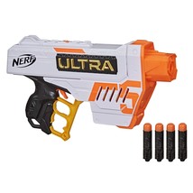 NERF Ultra Five Blaster -- 4-Dart Internal Clip, 4 Ultra Darts, Dart Storage --  - $46.99