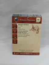 Lot Of (18) Dungeons And Dragons Blood War Miniatures Game Stat Cards - £28.43 GBP